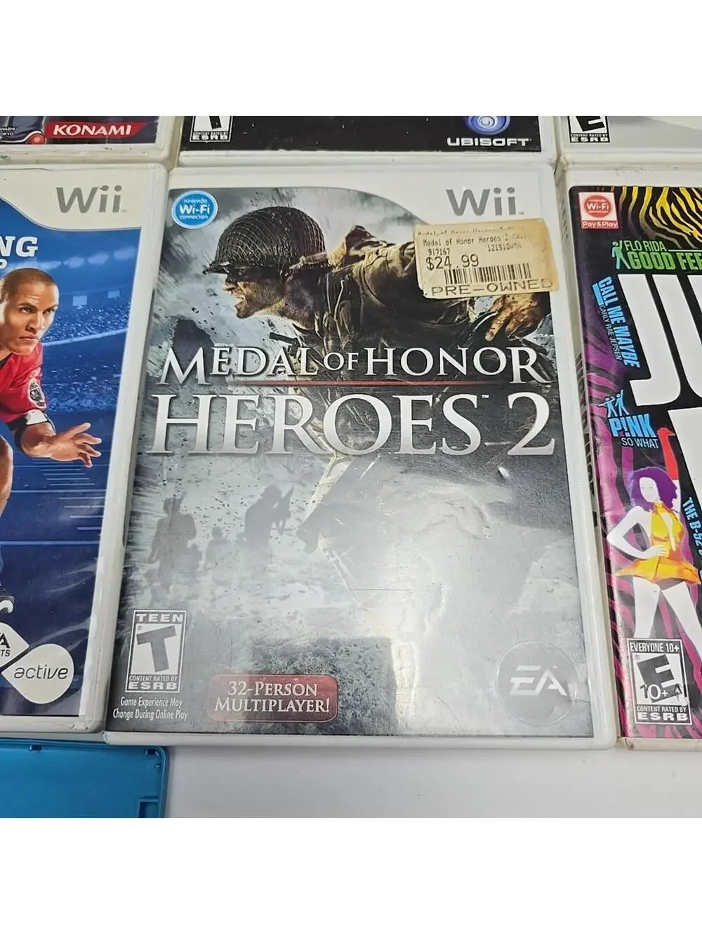 Lot of 9 Nintendo Wii Video Games Mix Call of Duty, Dance...